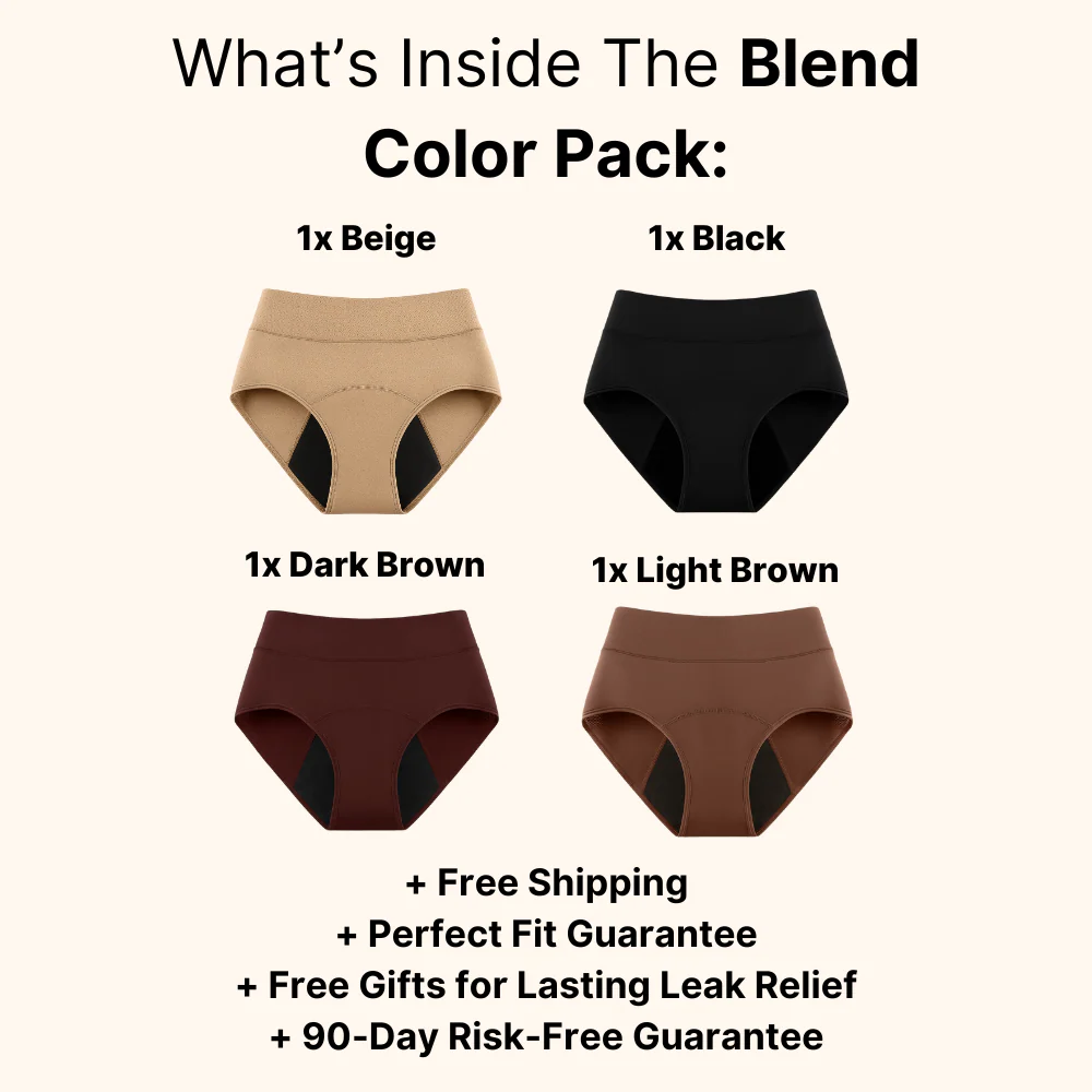 | Last Day 60% OFF💖| Purrpaad® 100% Leak-Proof Underwear 4-pack🌸