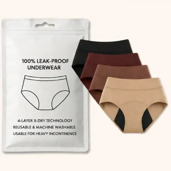 | Last Day 60% OFF💖| Purrpaad® 100% Leak-Proof Underwear 4-pack🌸