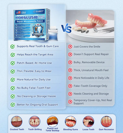 |🇺🇸 𝐎𝐟𝐟𝐢𝐜𝐢𝐚𝐥 𝐔𝐒 𝐒𝐭𝐨𝐫𝐞 | 𝐙𝐔𝐄𝐄𝐓® 🦷 Tideglusib Fast‑Dissolving Tooth & Gum Repair Oral Strips ✨ (Supports tooth repair and helps relieve gum discomfort and other common oral concerns)