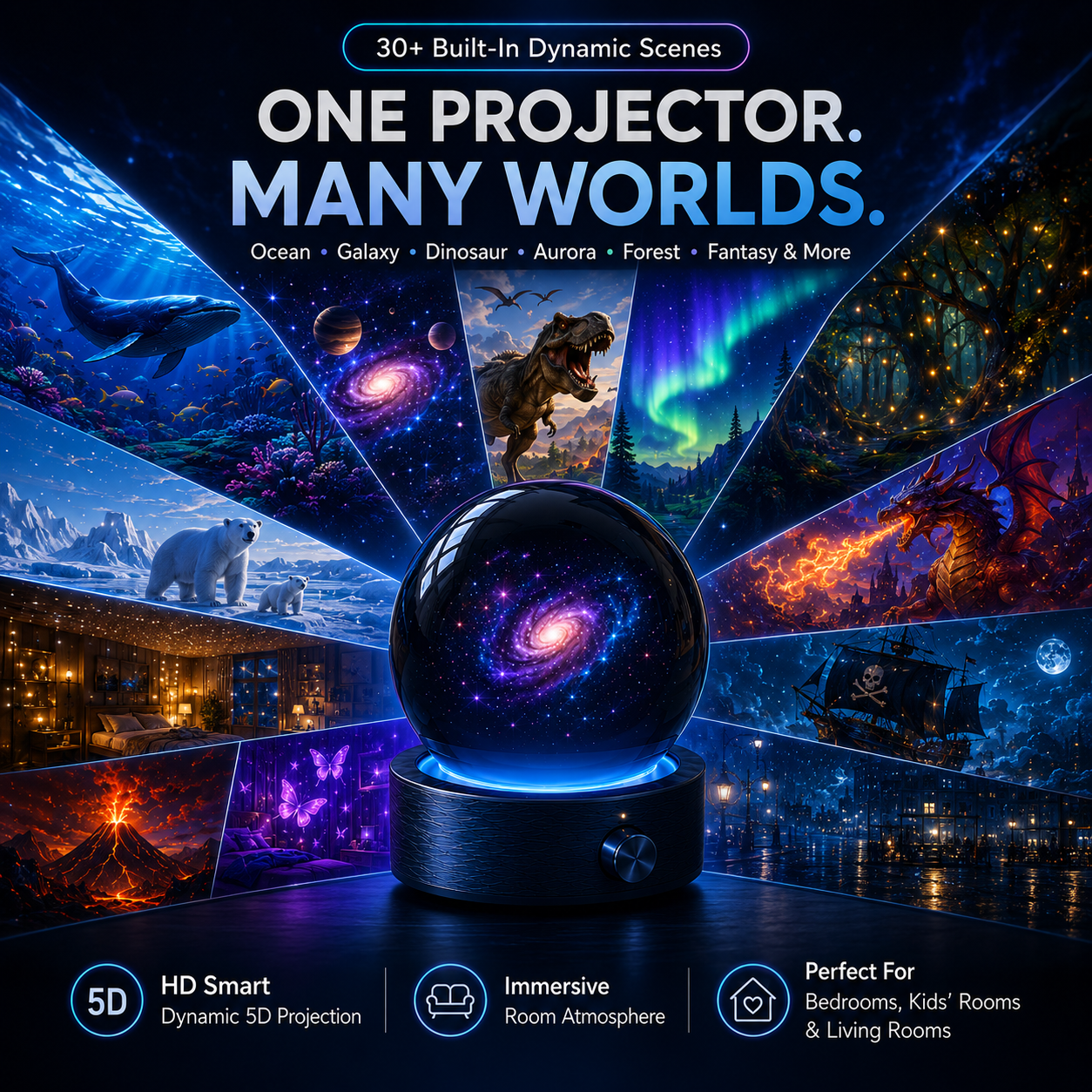BVJ® 🌌Night Light Projector🔮🔮
